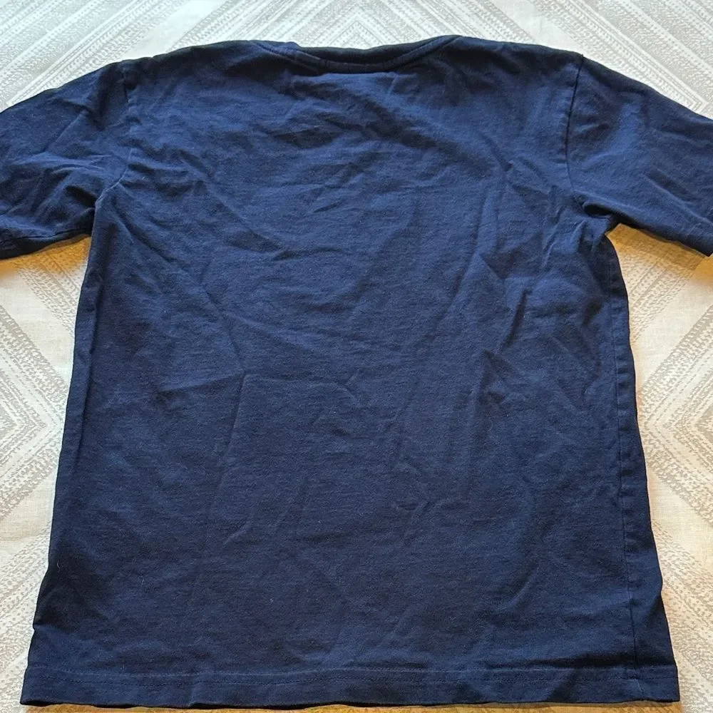 Lacoste Boys Dark Blue Short Sleeve Tee Size 10